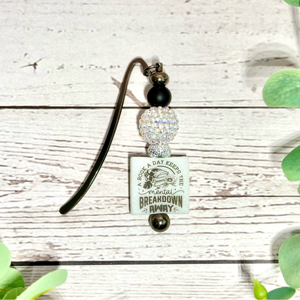 A Book A Day Keeps The Mental Breakdown Away Bookmark